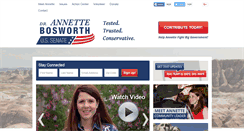 Desktop Screenshot of bosworthforsenate.com